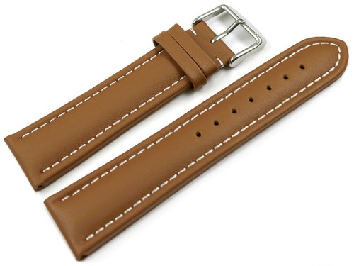 Uhrenarmband echt leder glatt - echt,