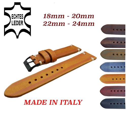Vintage italy echt leder - italy,