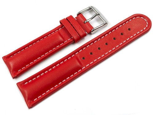 Uhrenarmband echt leder - echt, glatt