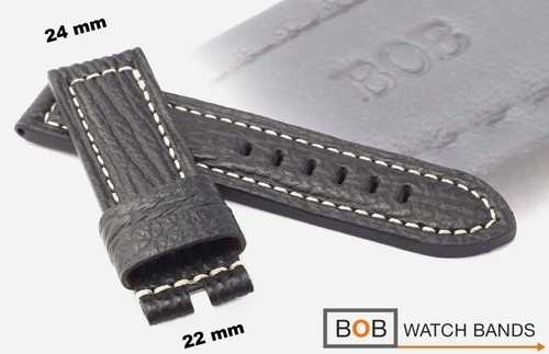 Bob echt haifisch lederuhrband - bob,