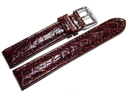 Uhrenarmband gepolstert echt